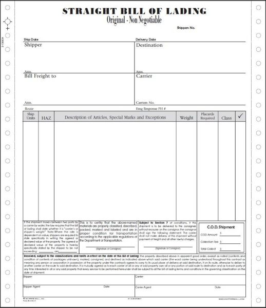 BLC002-S3 Third party bill freight too
