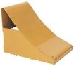 Formed Steel Chock w saw tooth bottom for traction.