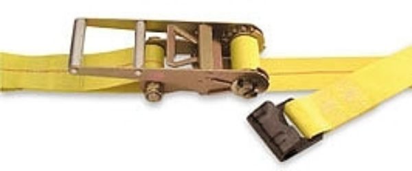 552721 - 3" x 27' Ratchet Strap With 4" Flat Hook