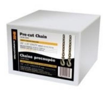 3/8" x 20' Grade 70 Chain Assembly With Grab Hooks, 2/BX 10038-20BX - 3/8" x 20' Grade 70 Chain Assembly With Grab Hooks, 2/BX