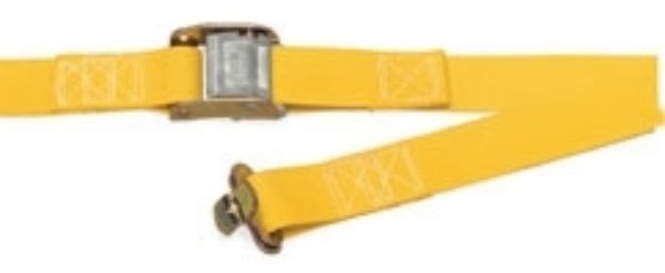 81D2018 - 1-3/4"X 20' Logistic Cambuckle Strap With 1" Hole F-Track Fitting