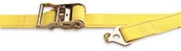 2" X 12' Logistic Ratchet Strap With Plate Trailer Hook 641235 - 2" X 12' Logistic Ratchet Strap With Plate Trailer Hook