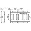 43001 - Series E Horizontal Track, Steel Galvanized, 10'