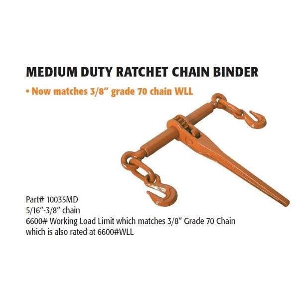 10035MD - Ratchet Chain Binder for 5/16"-3/8" Chain