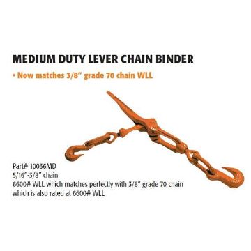 Kinedyne - Lever Chain Binder for 5/16" - 3/8" Chain 10036MD - Lever Chain Binder for 5/16" - 3/8" Chain 2