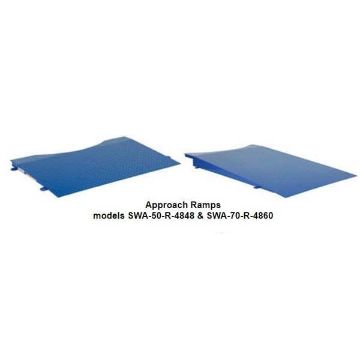 Approach Ramp 48"W x 29-15/16"L x 2"H SWA-50-R-4848 Approach Ramp 48"W x 29-15/16"L x 2"H