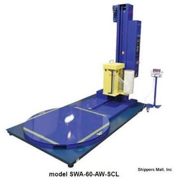SWA-60-AW - 60" High Performance Auto-Wrap Stretch Wrap Machines with Scale 60" High Performance Auto-Wrap Stretch Wrap Machines with Scale