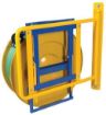 Wall mounted strapping and banding cart 4