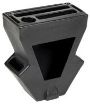 Pallet truck caddy storage compartment black