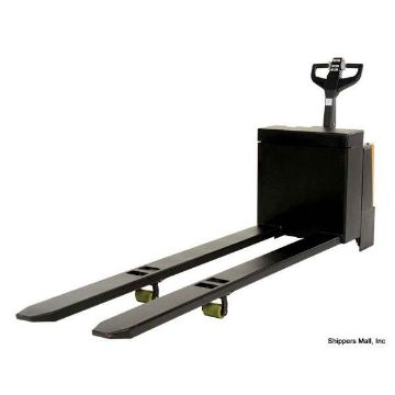 Electric Pallet Truck with 4500 lb Capacity - 96" long Forks 2 Electric Pallet Truck with 4500 lb Capacity - 27X96 Forks & Rider Platform 2