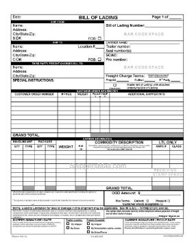 Free VICS Compliant Snap a part bill of lading Free VICS Compliant Snap a part bill of lading