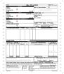 VICS Compliant Continuous Carbonless Bills of Lading with number guide
