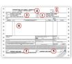 Bills Of Lading, Continuous, Small Format - 8-1/2" X 7" 3 Ply - DF9252