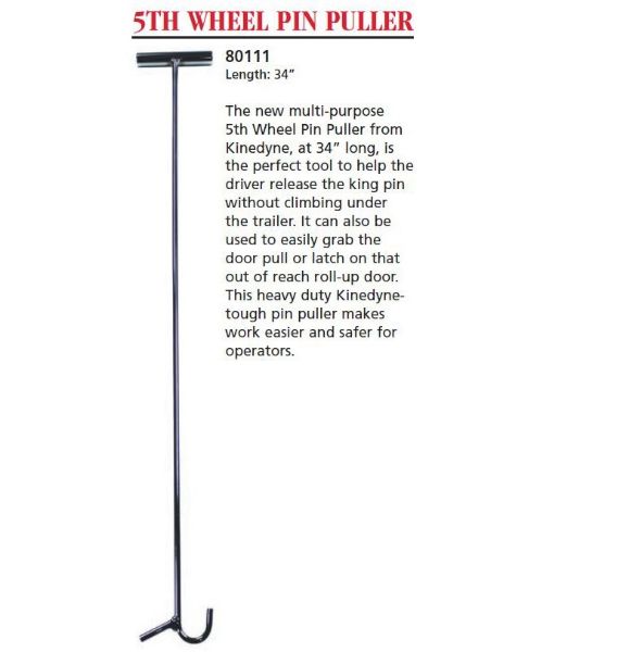 Kinedyne fifth wheel puller 80111