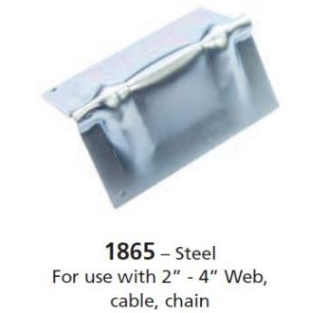 Steel Corner Protector - For 2" to 4" web, cable and chain - 1865 Steel Corner Protector - For 2" to 4" web, cable and chain