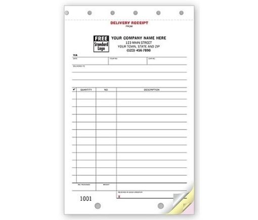 Delivery Receipt -3-Parts/Triplicate