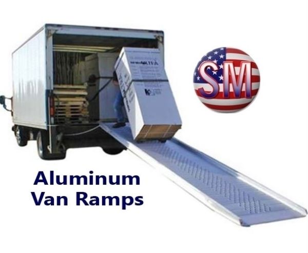 Picture of Overlap Style Aluminum Van Loading Ramp - 28" Wide X 9 ft