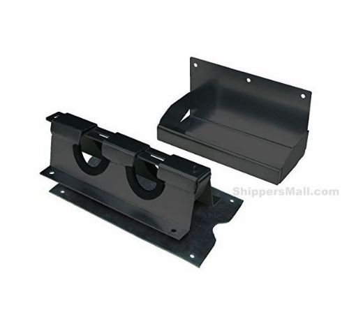 Cargo Bar Holder Accommodates 2" x 4" and 4" x 4" Foot Styles, Black Powder Coated	