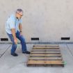 Strap Bandit - Pallet Strapping Threading Tool Standing up 2