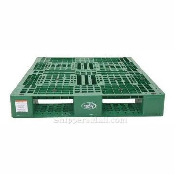 Plastic pallets / skids assorted colors, stackable, washable. Green 1 Plastic Pallet / Skid Color Coded, 40" X 48" stackable, washable Green 1 Part: PLP2-4840