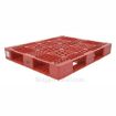 Plastic Pallet / Skid Color Coded, 40" X 48" stackable, washable Red 2 Part: PLP2-4840