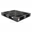 Plastic Pallet / Skid Color Coded, 40" X 48" stackable, washable black 1 Part: PLP2-4840-BLACK