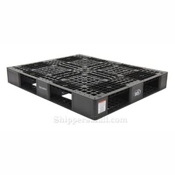 Plastic pallets / skids assorted colors, stackable, washable. Black 1 Plastic Pallet / Skid Color Coded, 40" X 48" stackable, washable black 1 Part: PLP2-4840-BLACK
