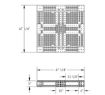 	HD plastic skid 8,800 lb capacity. DRW 1 Part: PLPG-4848-HD