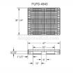 Blue plastic pallet 8,800 lb capacity. DRW1  Part:PLPS-4840