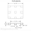 Hygenic plastic pallet 8,800 lb capacity. DRW1 Part:PLPS-4840-9L