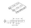 Solid top rackable plastic pallet . DRW2, Part: PLPS-H