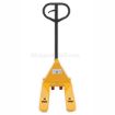 Mini hand pallet jack has a 1,100 lb. Capacity and Fork Size: 15" W X 32" L, SKU: PM1-1532-MINI-4