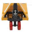 Mini hand pallet jack has a 1,100 lb. Capacity and Fork Size: 15" W X 32" L, SKU: PM1-1532-MINI-9