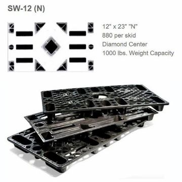 Small pallets for bagged product transport, commonly used for bag feed. 12"X23" - DRW Mini Pallets for bag feed or bag products transport Size: 12"X23" - DRW