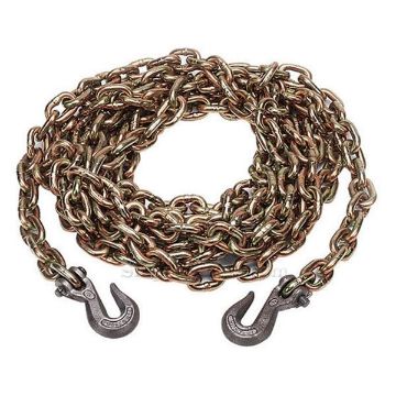 5/16" x 25' Grade 70 Chain Assembly With Grab Hooks, 25 in a barrel chain 5/16" x 25' Grade 70 Chain Assembly With Grab Hooks, 25/BRL chain