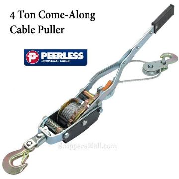 Cable puller 2 ton come-along Peerless Chain Part: HT4504 Come-Along - 4 Ton Cable Power Puller.