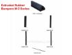 Fender bumper made from extruded rubber M-2 series