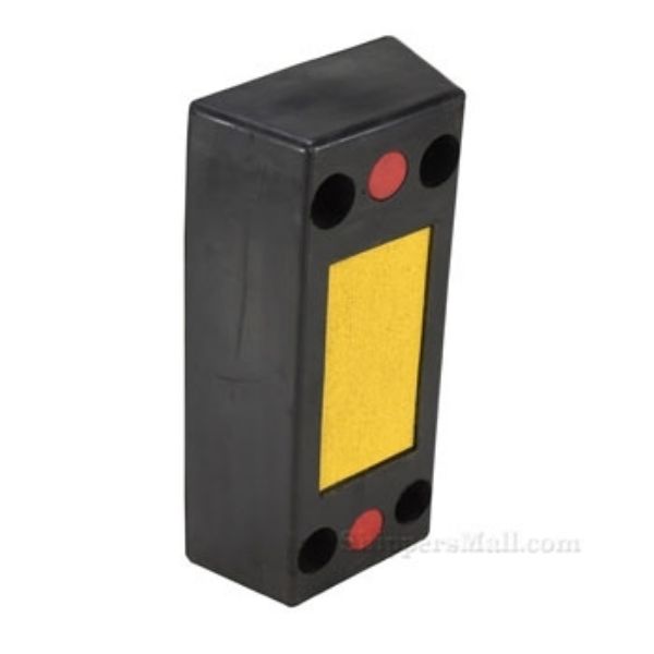 Rectangle Molded Rubber Bumper 6X24X12
