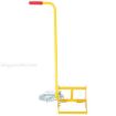 Steel wheel chock with handle ergonomic so not bend over and remove the chock 3