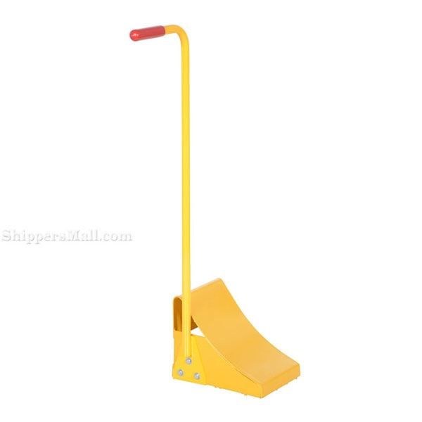 Fabricated Steel Trailer Chock with Ergonomically designed handle.
