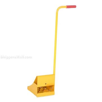 Steel tire chock with handle FAB-11-ERGO 4 Fabricated Steel Trailer Chock with Ergonomically designed handle 4