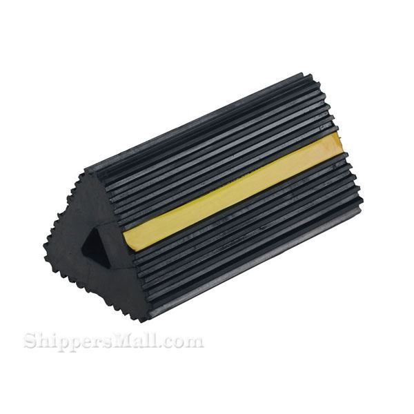 Rubber wheel chocks for semi truck trailers OSHA approved SKU EX-13
