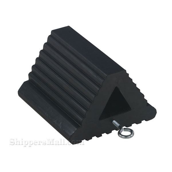 Rubber wheel chocks for semi truck trailers OSHA approved SKU EX-11
