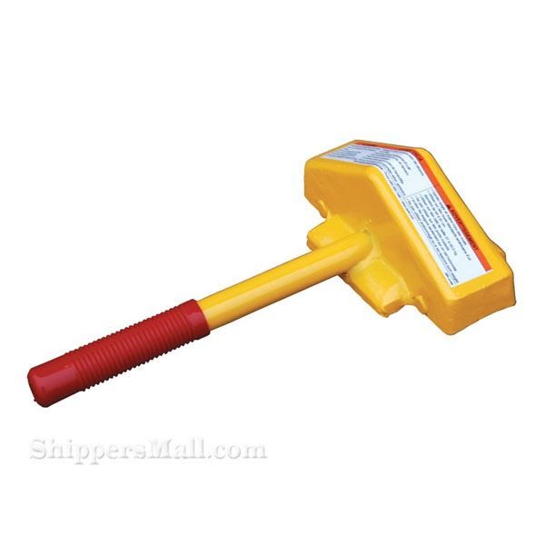 Railcar Wheel chock with handle