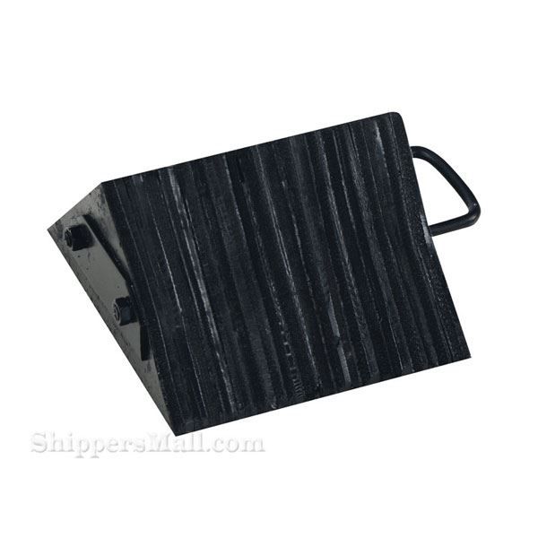 Rubber wheel chocks for semi truck trailers OSHA approved SKU LWC-15