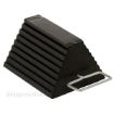 Rubber wheel chocks for semi truck trailers OSHA approved SKU RWC-8-HDL