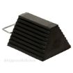 Rubber wheel chocks for semi truck trailers OSHA approved SKU RWC-8-HDL 3