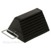 Rubber wheel chocks for semi truck trailers OSHA approved SKU RWC-8-HDL 2