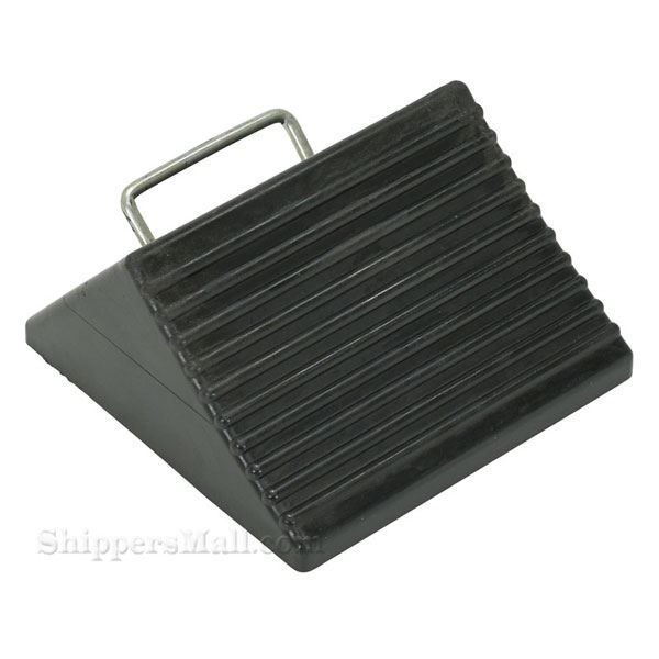 Mini rubber wheel chocks for semi truck trailers OSHA approved SKU RWC-3