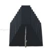 Rubber wheel chocks with U handle for semi truck trailers SKU RWC-9-U